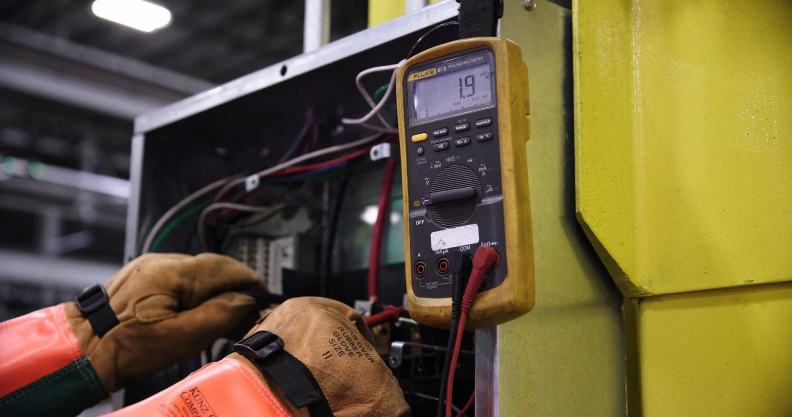 Testing an electrical control panel