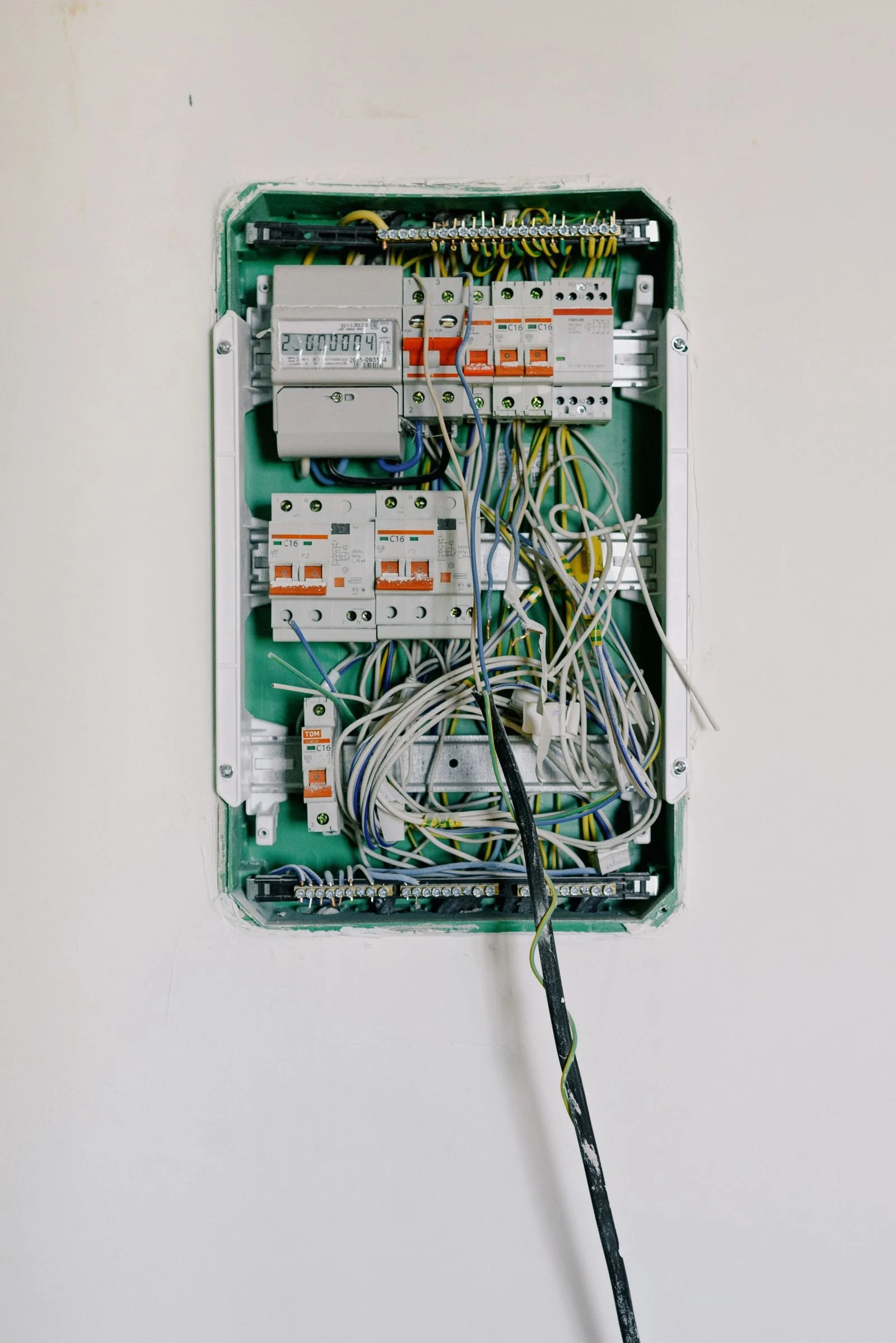 Open electrical switchbox